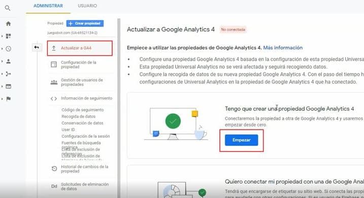Implementar GA4: Google Analytics
