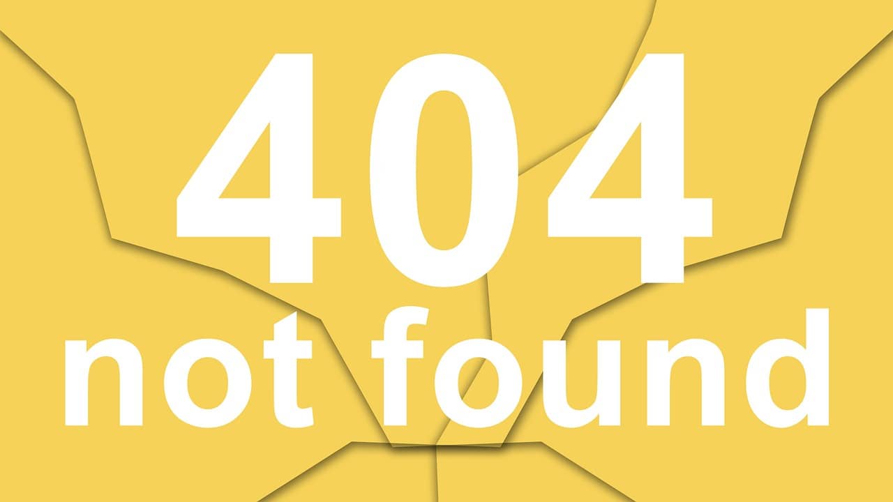 Estatus 404 not found