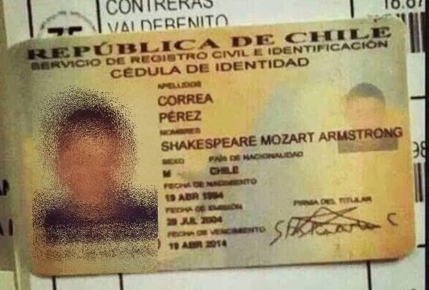 Nombres bizarros