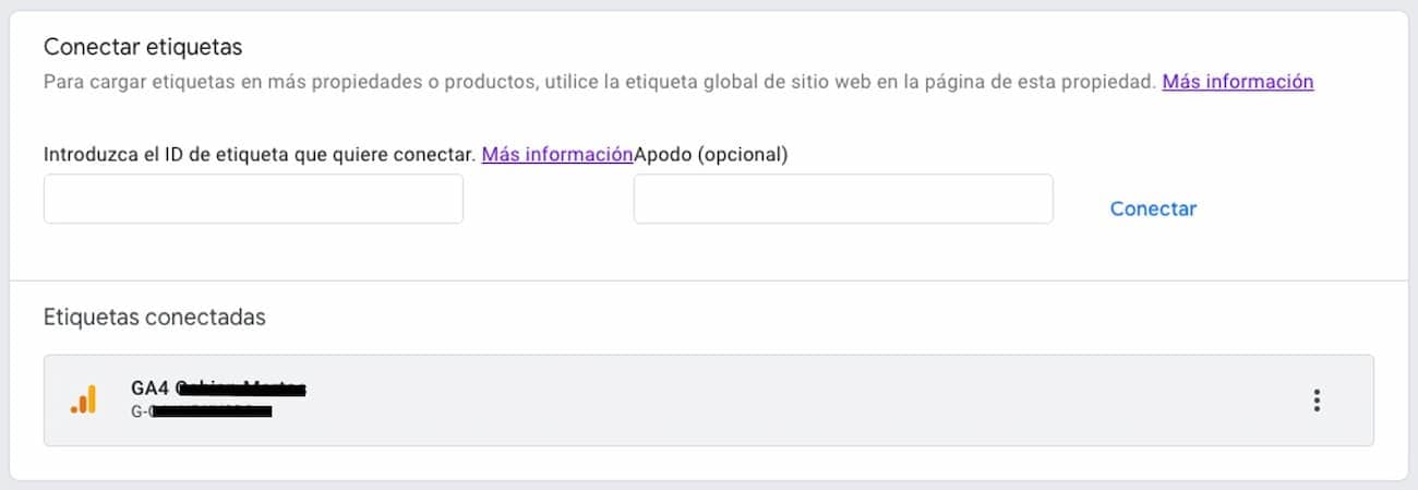 Google Analytics 4: etiquetas Google Analytics 4: etiquetas