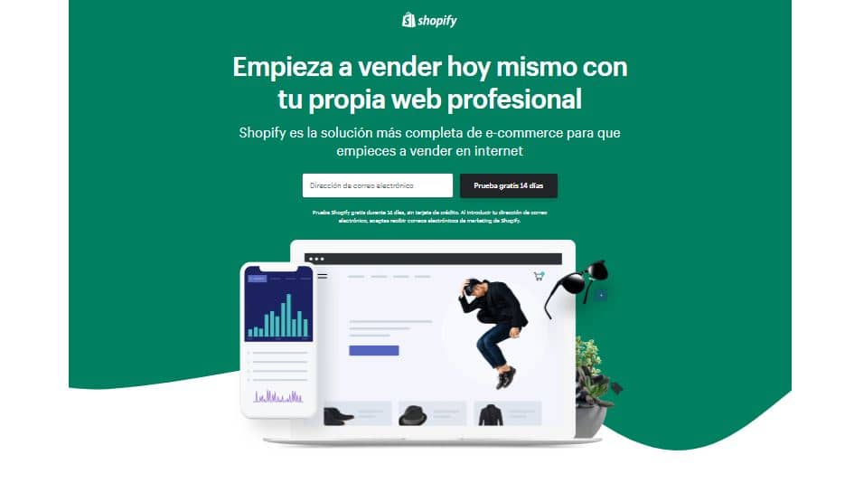 Página de destino de Shopify Página de destino de Shopify